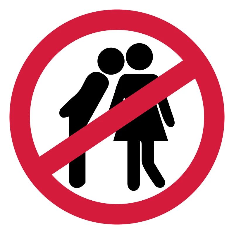 Küssen verboten