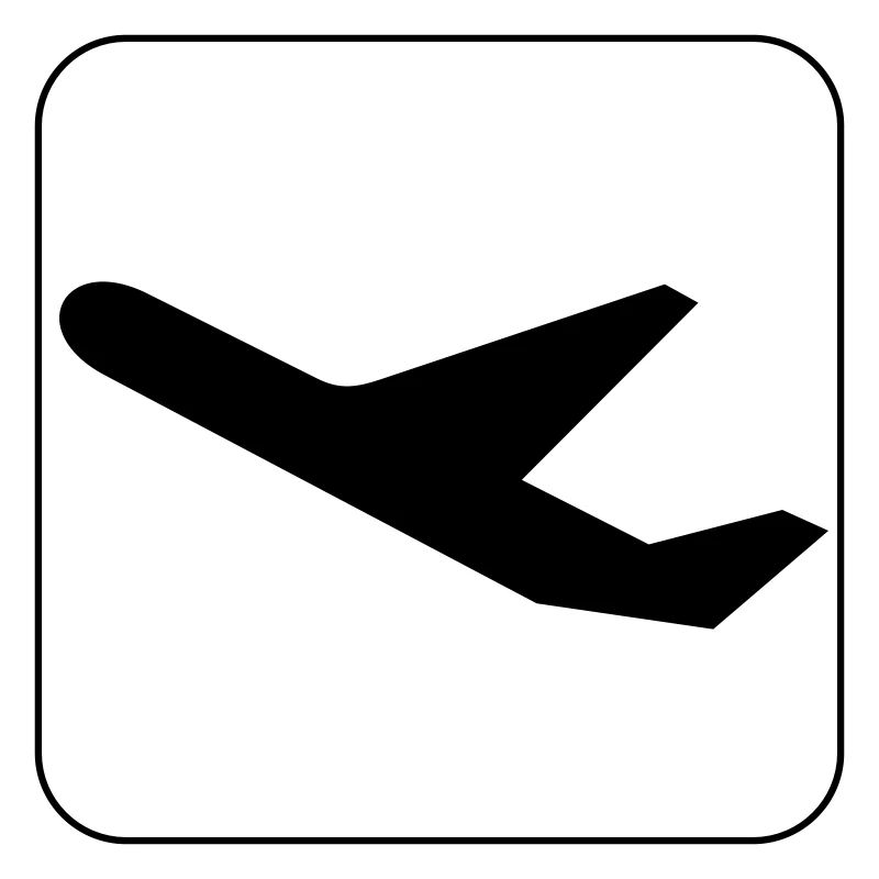 Symbol Abflug - Start - Departure