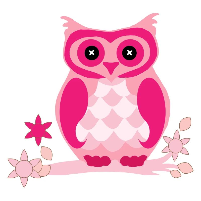 Pinke Eule