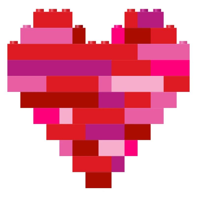 Coeur en briques
