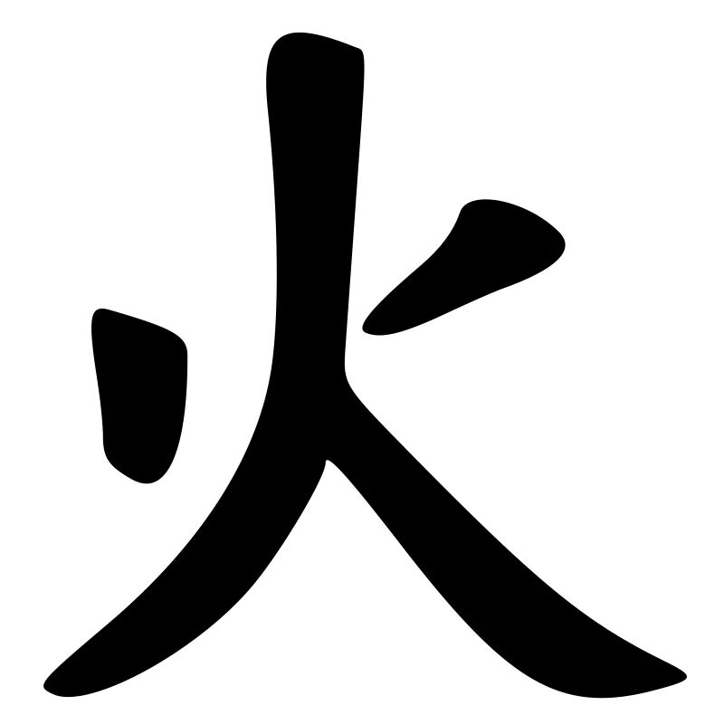 Fire (Element in kanji)
