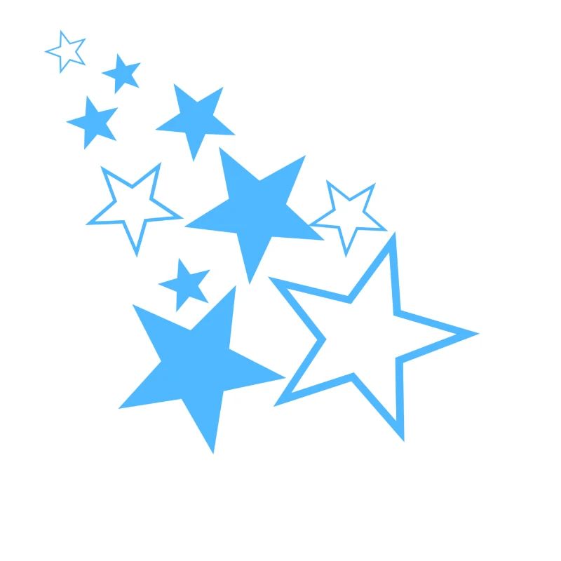 Blauer Sternregen/Blue Starrain