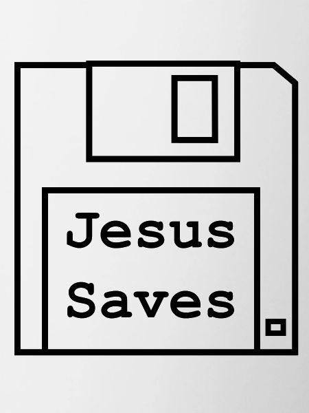 Jesus Saves - Floppy Disk