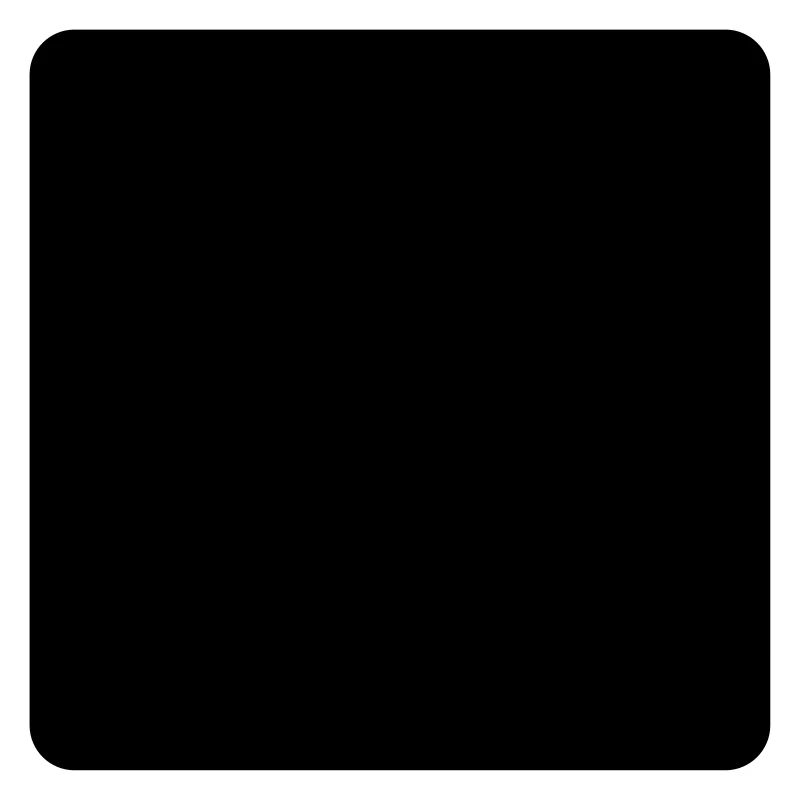Math symbol - black square