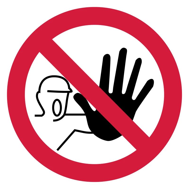Verbotsschild betreten