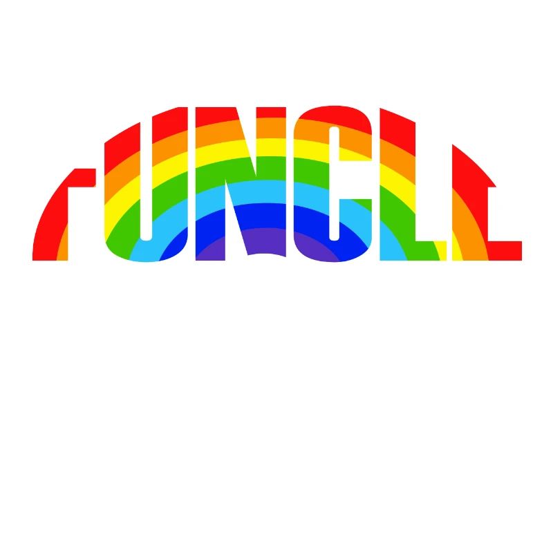 Cool Funcle Rainbow Uncle Gift