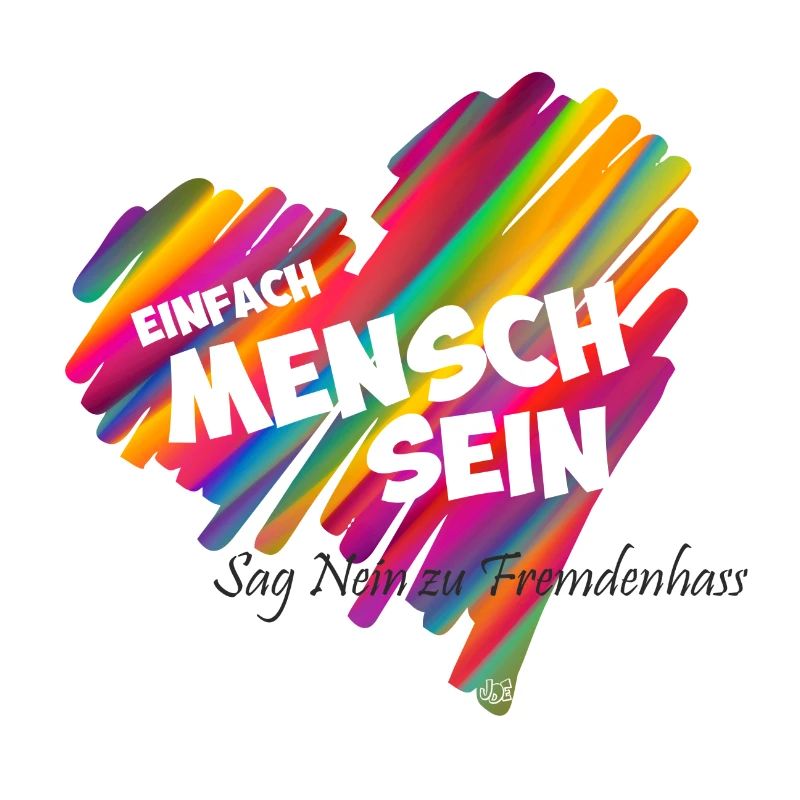 Einfach Mensch sein - black