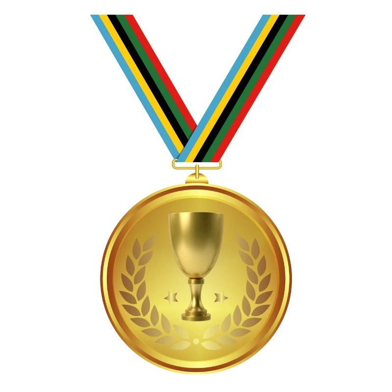 Goldmedaille, Medaille , Sieger Gewinner