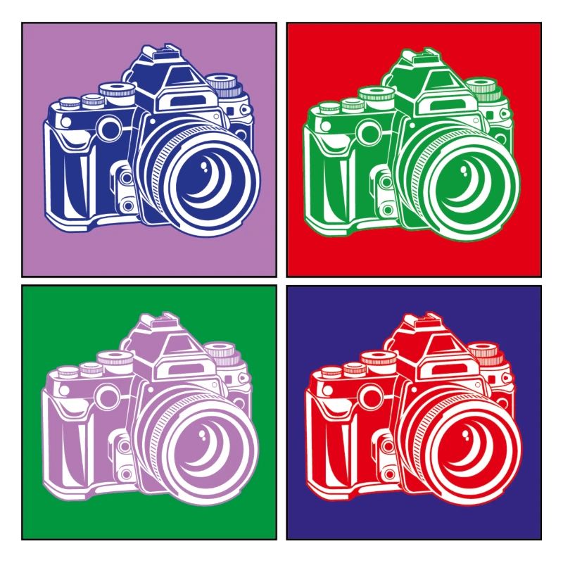 Caméra Pop Art