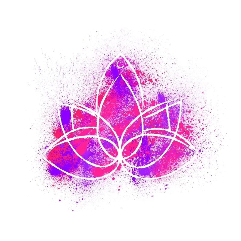 Fleur de Lotus Poudre rouge pourpre