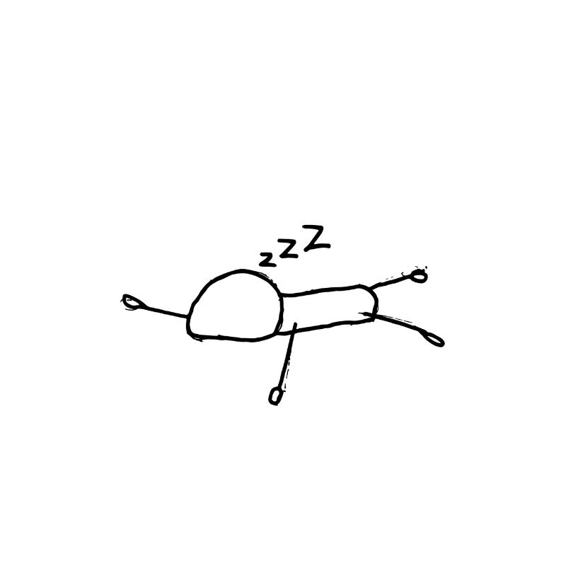 lass mich bitte schlafen