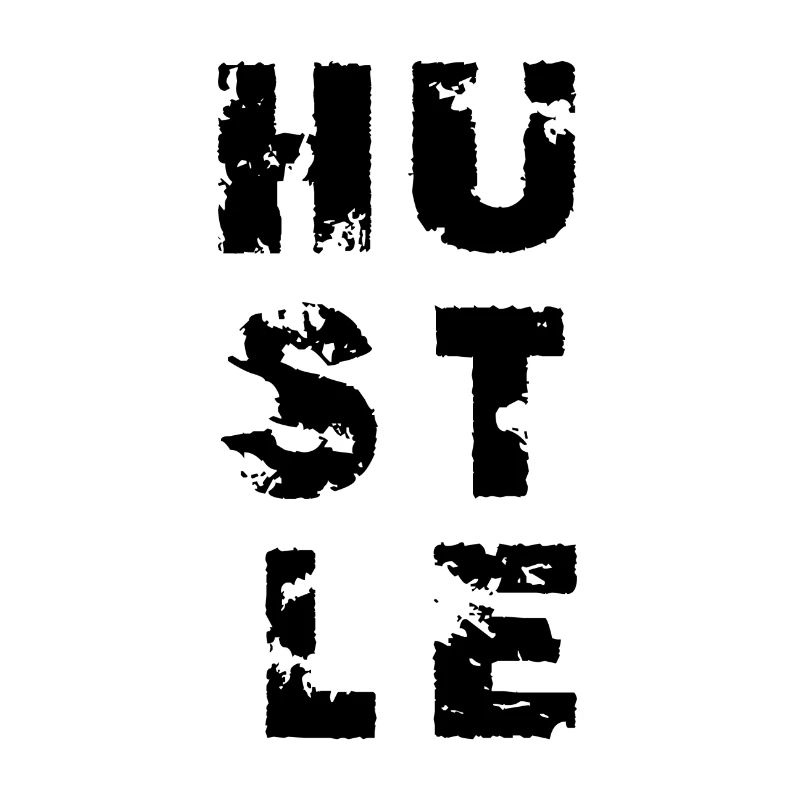 Vintage HUSTLE work worker hustler gift