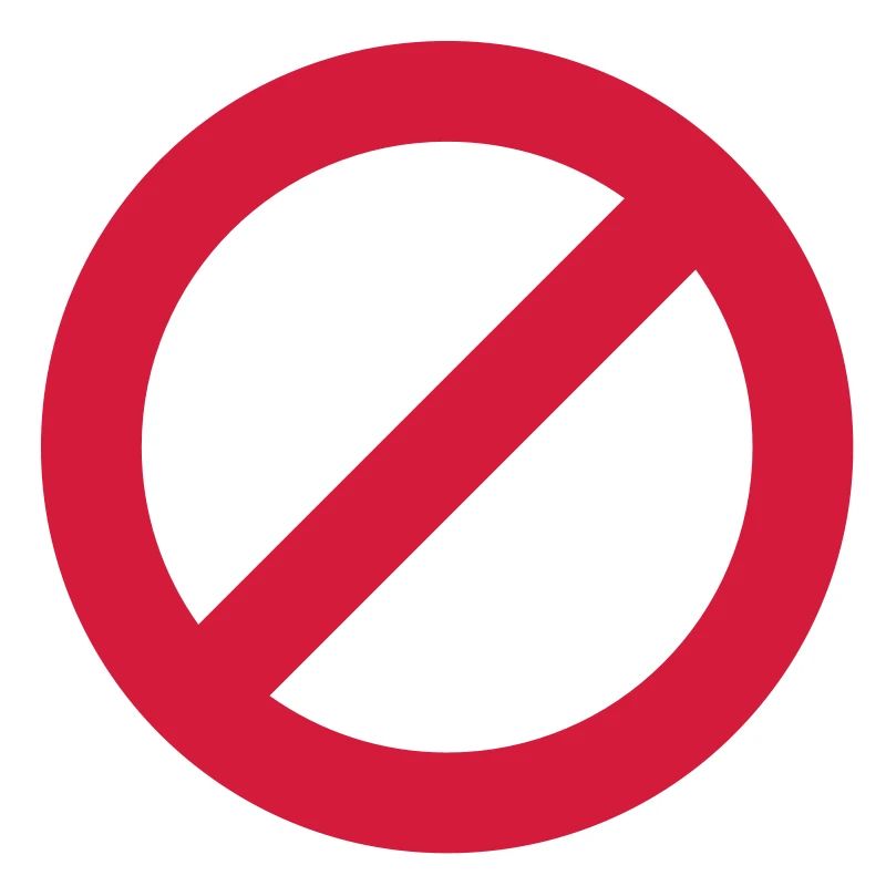 Verbotsschild