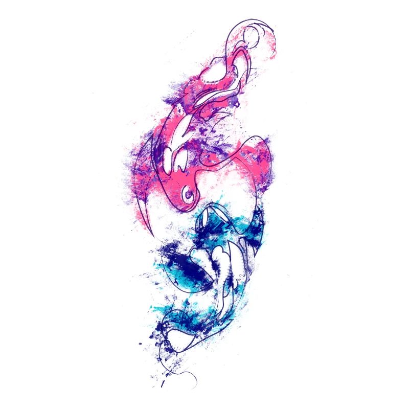 Fische Wasserfarbe Sternzeichen