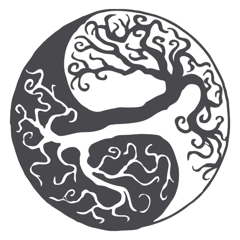 Yin Yang Baum des Lebens Geschenk
