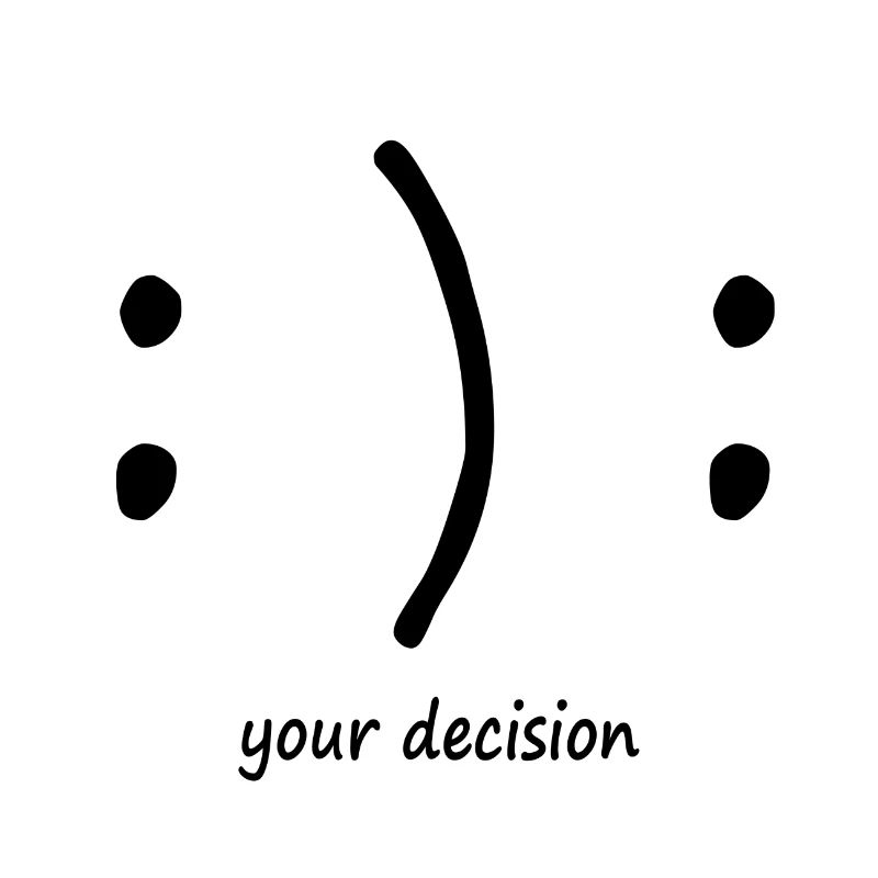 happy or sad? Emotions smiley
