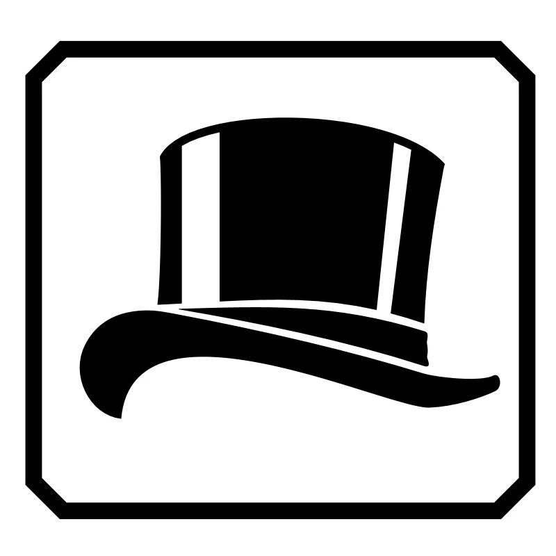 chapeau haut / Top Hat (encadré, 1c)