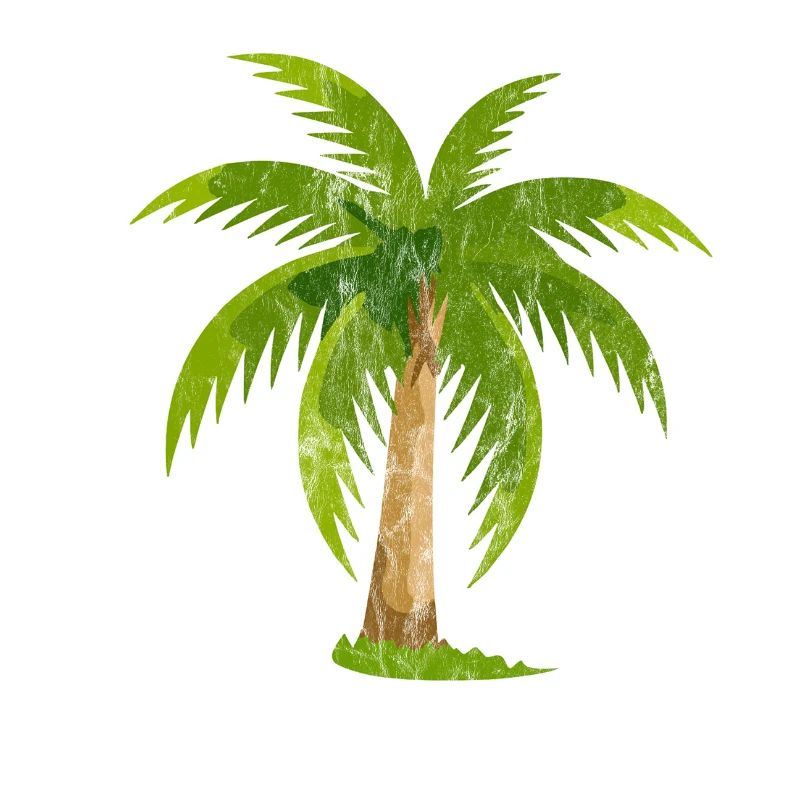 Palm distressed look