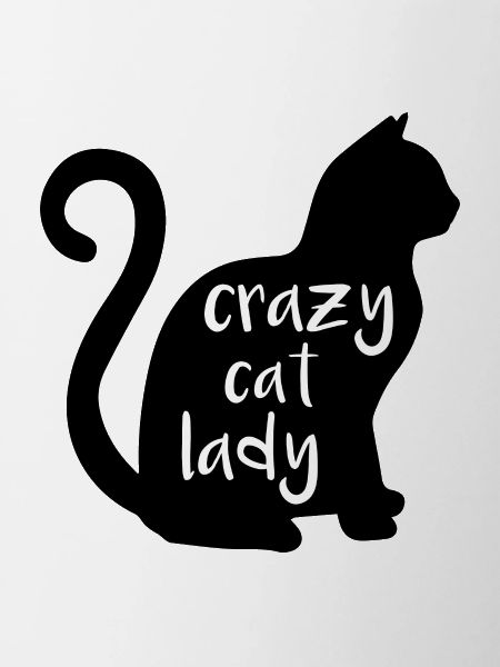 Dame de chat fou