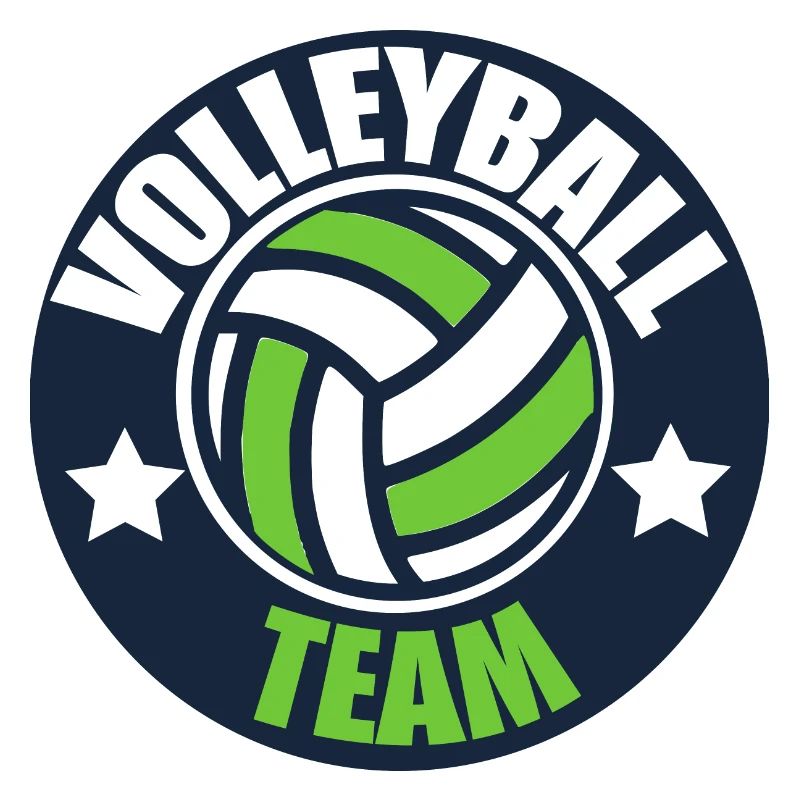 Volleyball team emblem team
