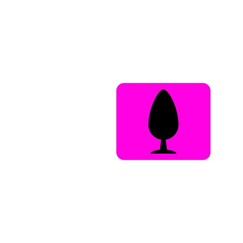 Butt Plug Symbol Pink