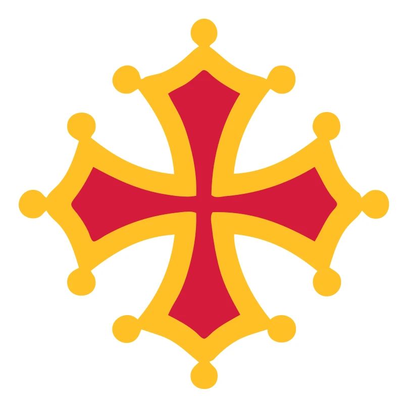 croix occitane graphique vectoriel