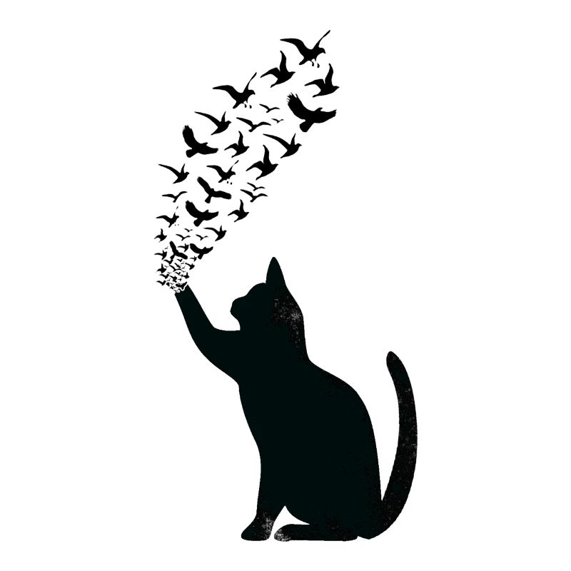 Schwarze Katze