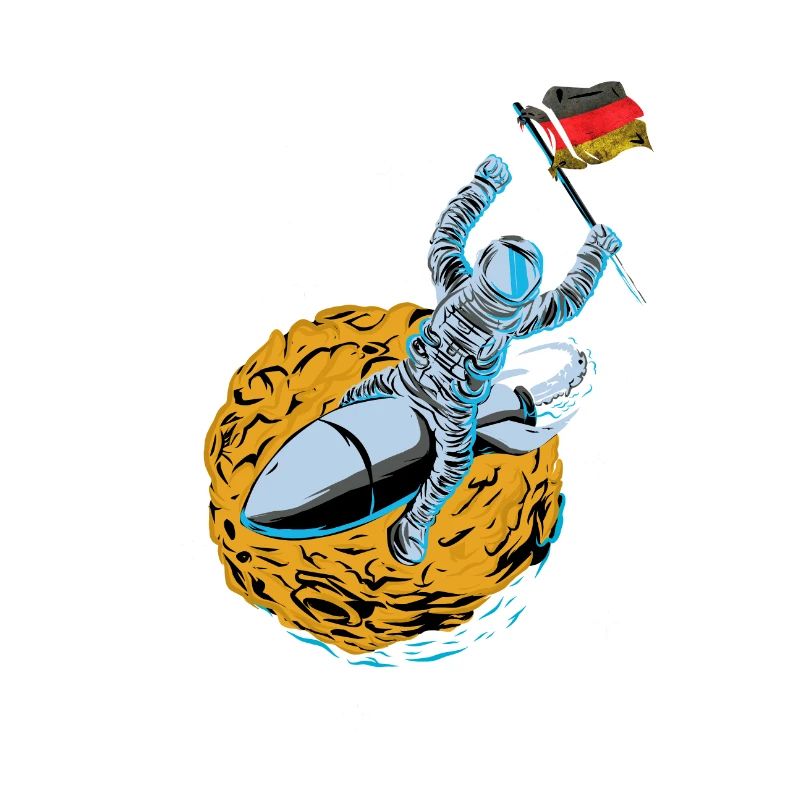 Astronaute allemand dans l’espace