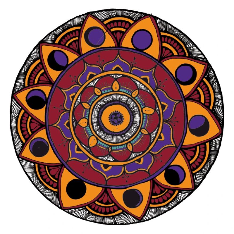 Mandala Blüte