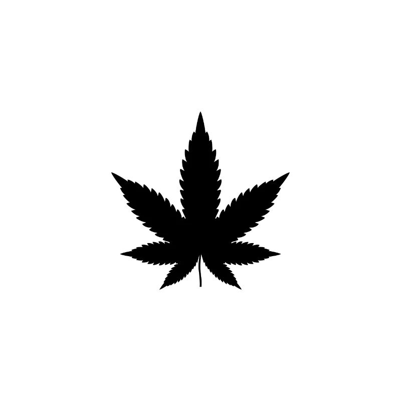 Canabis leaf, hemp leaf, marijuana