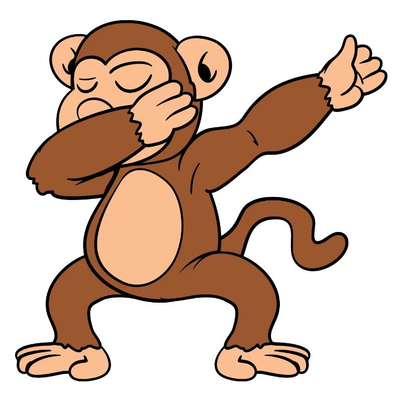 Dabbing Dab singe dansant