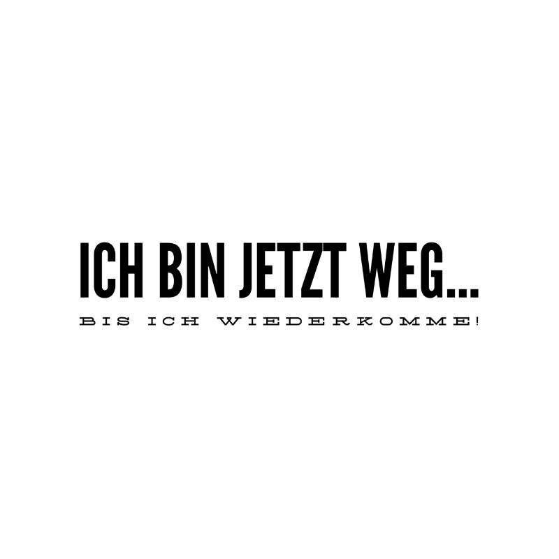 Ich bin dann mal weg!
