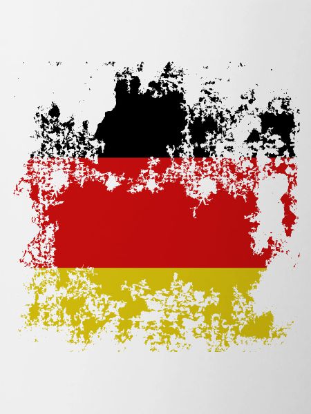 Flagge Deutschland Destroyed Effekt