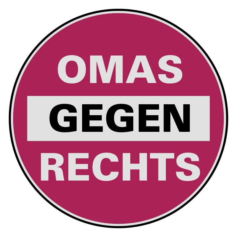 Omas gegen Rechts Schild