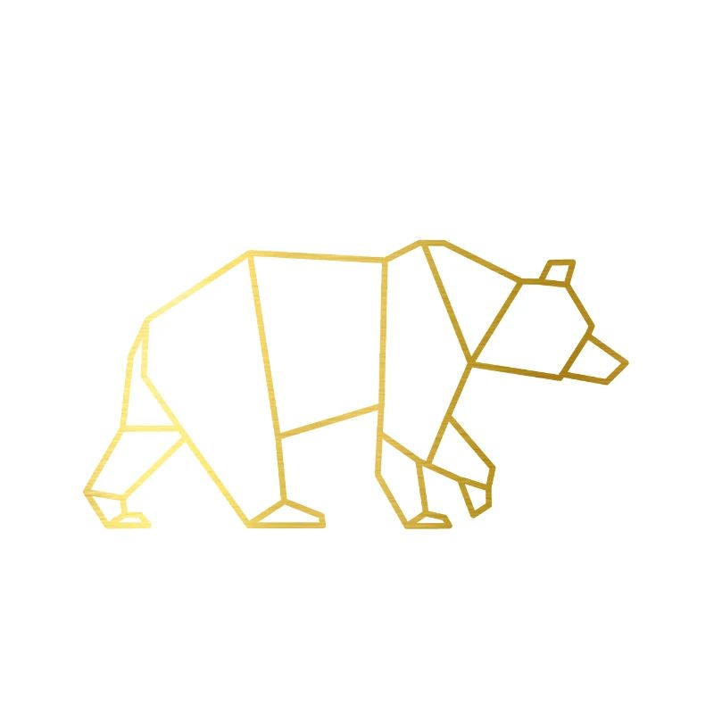 Refroidir la conception d'un ours. Conception de l'ours.