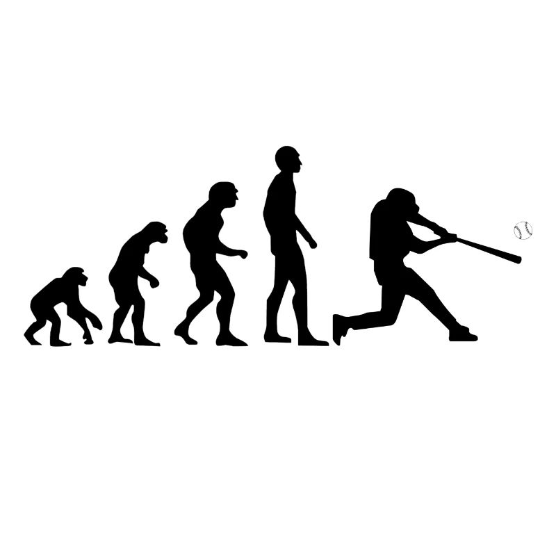 Base-ball Evolution shirt noir