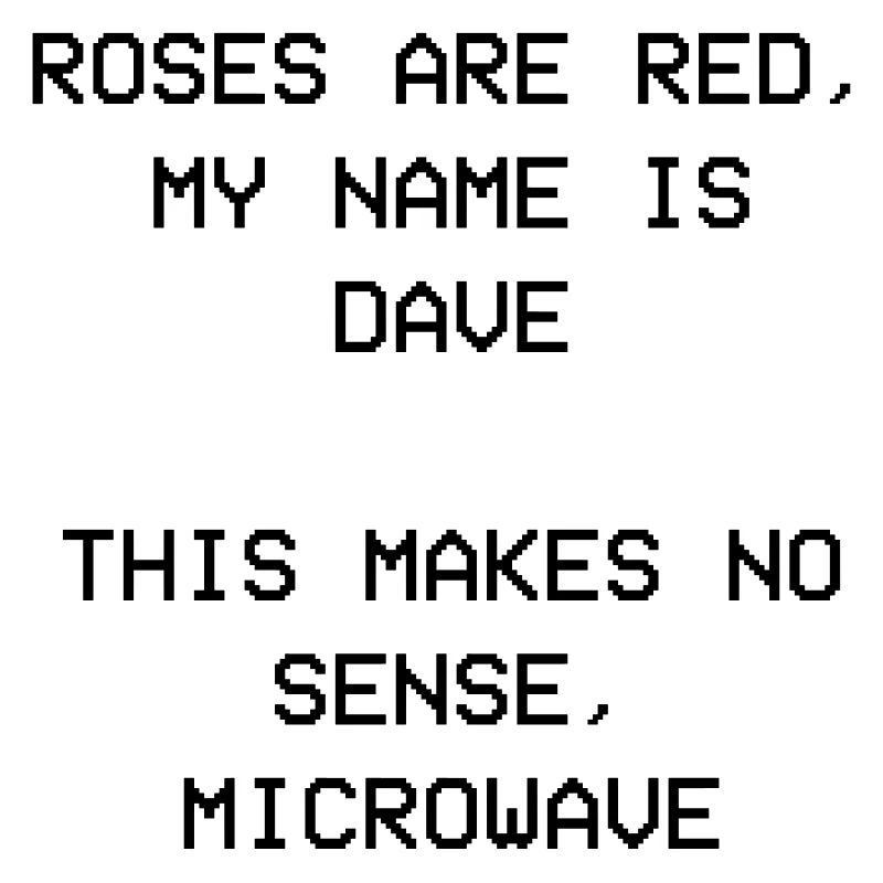 Roses are Red, Rosen sind Rot, Dave David, Davis