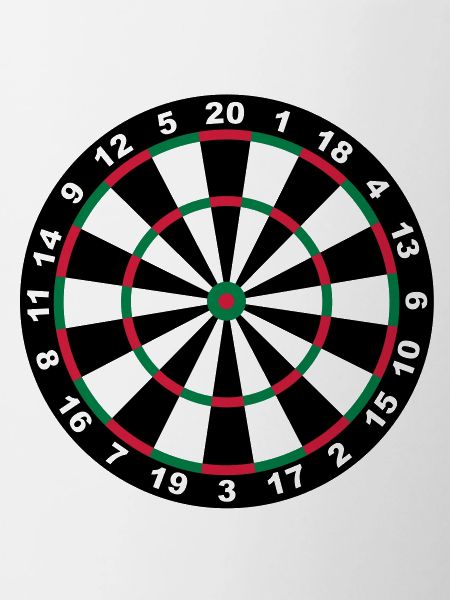 Cible de fléchettes