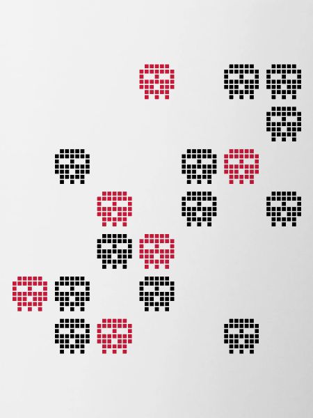 pixel skull game shot