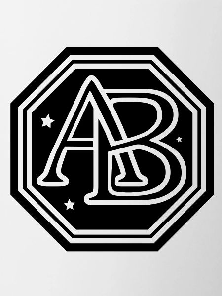 ab monogram letters
