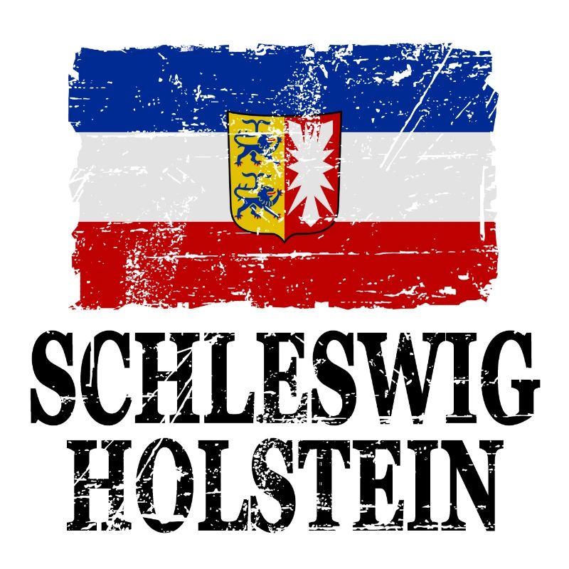 Schleswig Holstein drapeau - drapeau