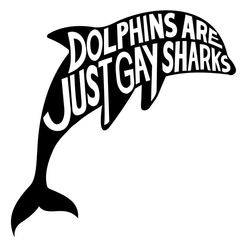 Les dauphins sont juste les requins gays