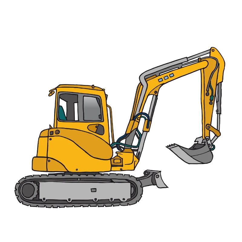 Yellow digger / excavators