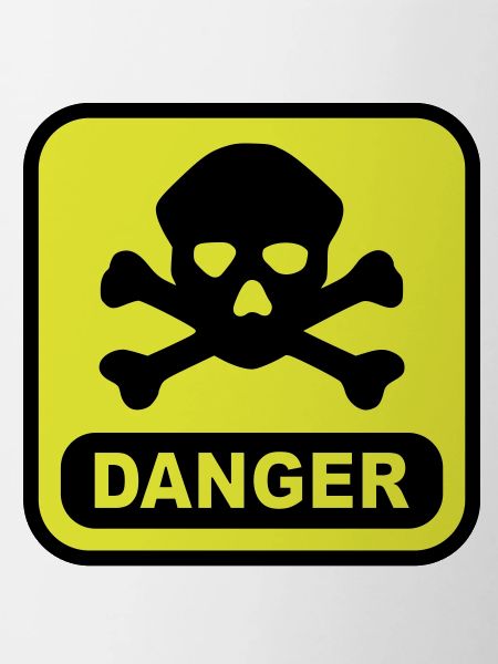 Danger skull