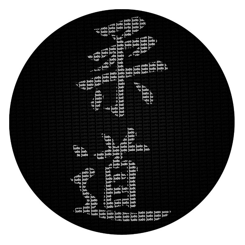 calligraphie judo typographie