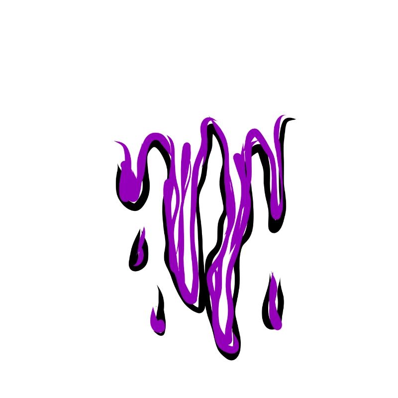 Dripping Purple Design