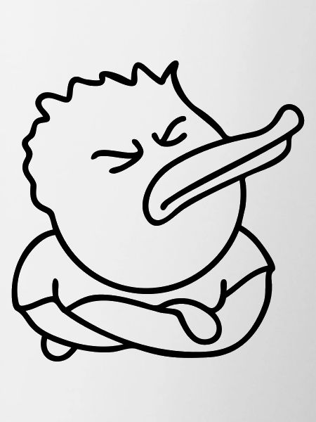 Offended Duck