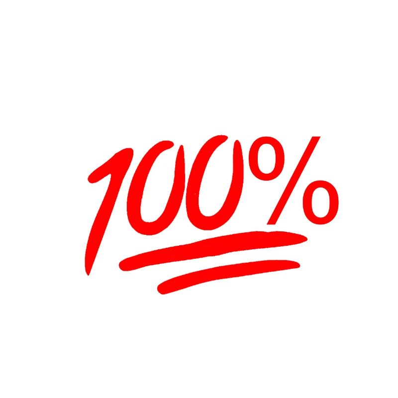 100 percent