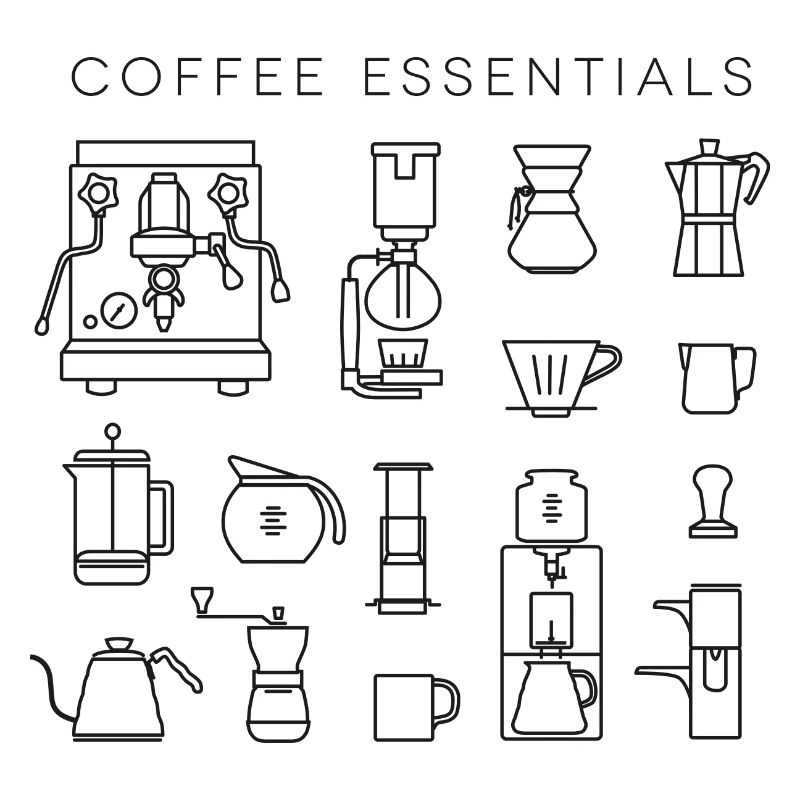 Hipster Coffee Essentials