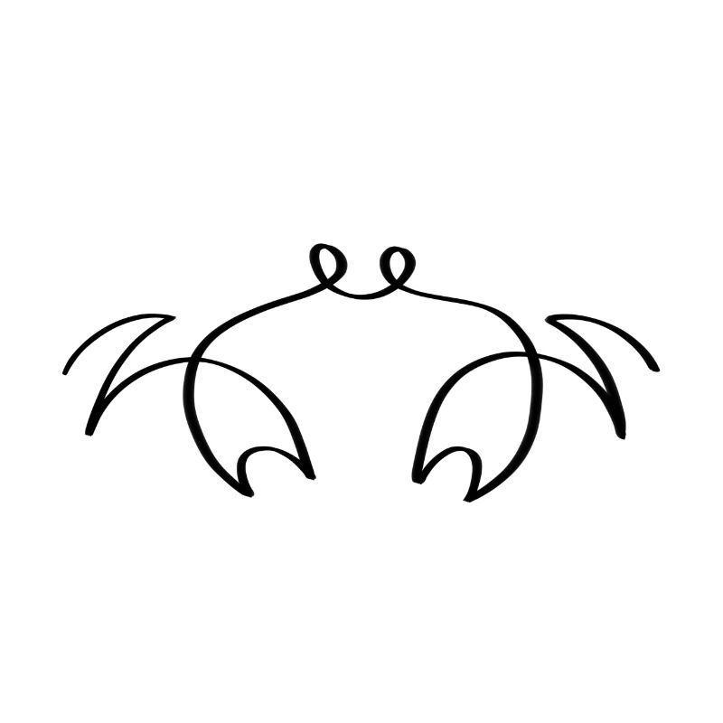 One Line Krabbe